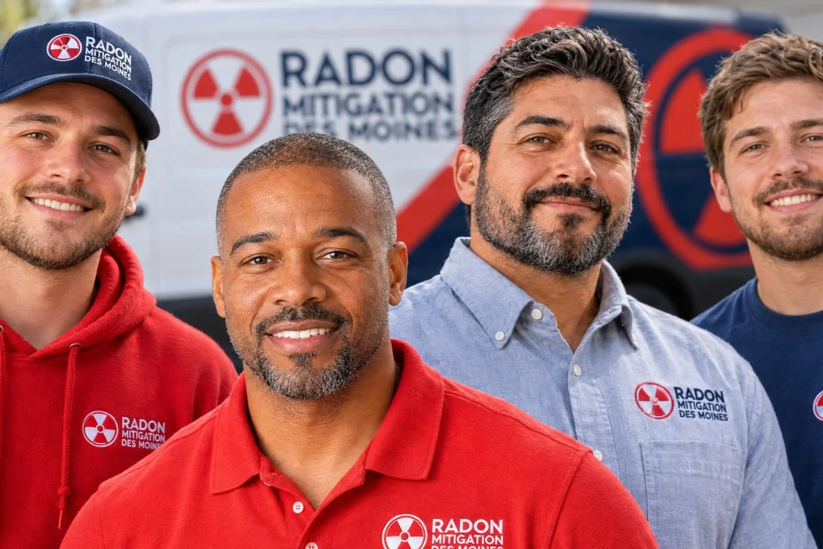 The Radon Mitigation Des Moines team